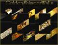 : Golden Shimmer Walls