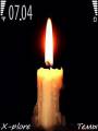 : Candle in dark