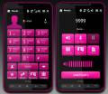 : Black Pink skin for Iconsoft Phone Extension