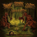 : Begging for Incest/Extermination Dismemberment/Gutfed/Goreputation - Drowned Through Four Ways of Vomiting (2012)   (22 Kb)