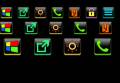:  ,  - AndroMenu Colorful Buttons by Goldybewon (8.6 Kb)