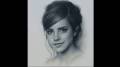 : Speed Drawing Portrait Emma Watson.  .  